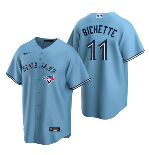 Men's Toronto Blue Jays #11 Bo Bichette Blue Cool Base Stitched MLB Jersey